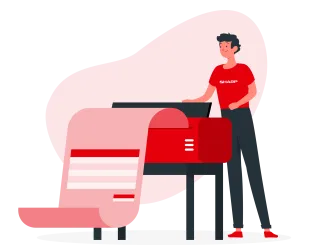Laserprintere illustration