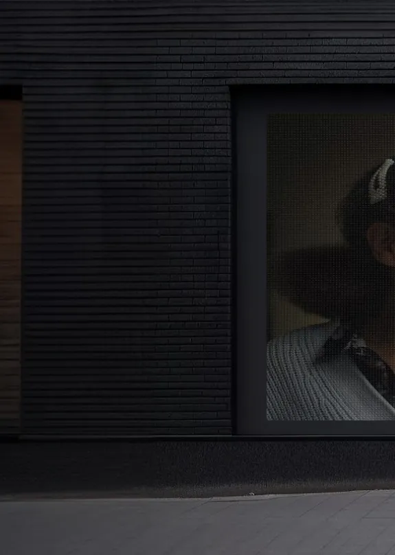 LED-skärm i butiksfönster